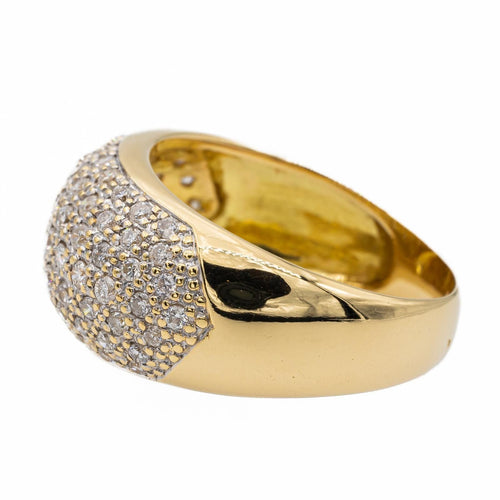 Bague 55 Bague Bombée Or jaune Diamant 58 Facettes 2688002CN