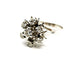 Bague 49 Bague Fleur Or blanc Diamant 58 Facettes 1291807CN