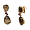 Boucles d'oreilles Boucles d'oreilles Pomellato "Bahia" or rose, quartz fumé et rubis. 58 Facettes 31034
