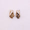 Boucles d'oreilles Dormeuses Art Nouveau Trèfles Diamants et Perles fines 58 Facettes