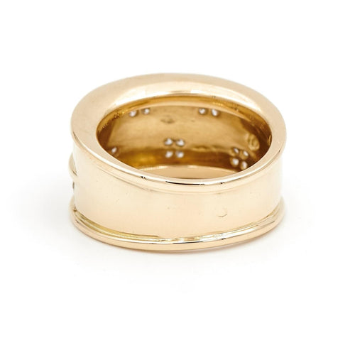 Bague 53 Bague Bandeau Or jaune Diamant 58 Facettes 2031592CN