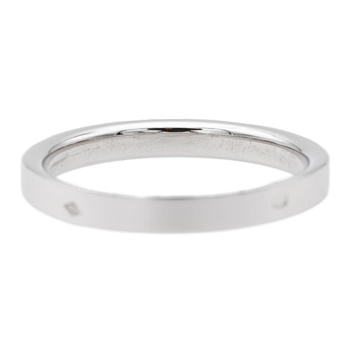 Bague 54 Bague Alliance Or blanc Diamant 58 Facettes 578405CD