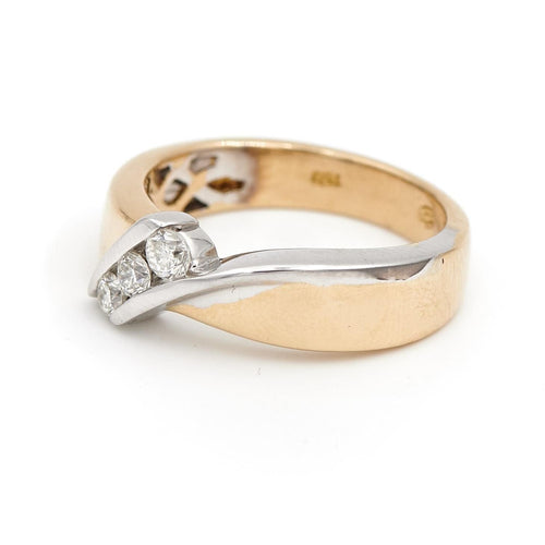 Bague 54 Bague Triologie Or jaune Diamant 58 Facettes 1875454CN