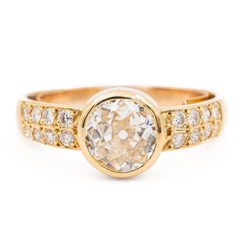 Bague 62 Bague Solitaire Or jaune Diamant 58 Facettes 2455612CN