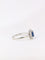 Bague Bague marguerite vintage saphir ovale diamants 58 Facettes J23