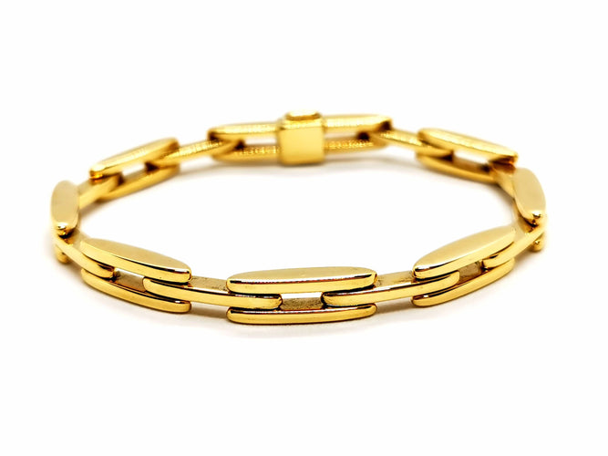 Bracelet Bracelet Maille grain de riz Or jaune 58 Facettes 1292208CN