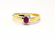 Bague 58 Bague Or jaune Rubis 58 Facettes 870443CD