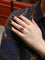 Bague Bague marquise vintage pavage diamants 58 Facettes J3