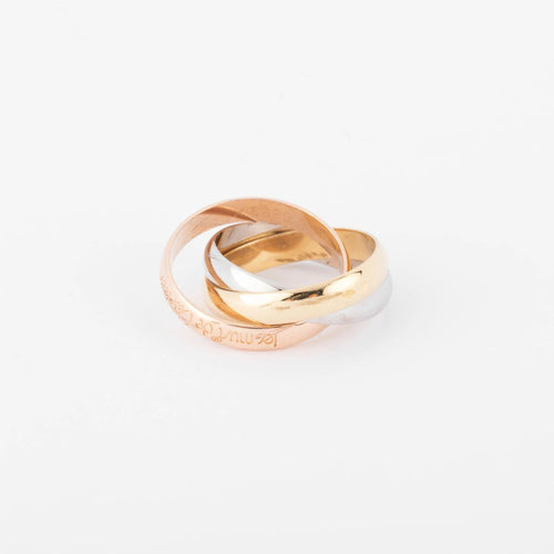 Bague Bague 3 anneaux de la maison Cartier modèle Trinity 58 Facettes 0
