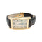 Montre Montre Cartier "Tank Américaine" en or jaune sur cuir. 58 Facettes 31091