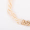 Collier Collier en perles multirangs et fermoir en diamants 58 Facettes