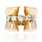 Bague 55 Bague tank diamants en rose 58 Facettes 22-024