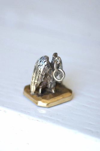 Pendentif Pendentif sceau aigle et intaille jaspe sanguin 58 Facettes