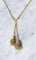 Collier Collier trois ors négligé pompons 58 Facettes