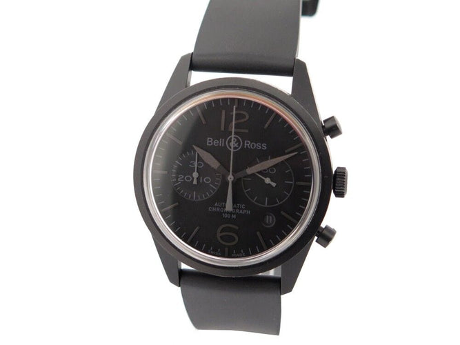 Montre montre BELL & ROSS phantom vintage 41mm acier noir auto 58 Facettes 254425