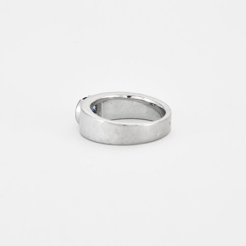 Bague 52 Bague Solitaire Or gris Saphir 58 Facettes 240036
