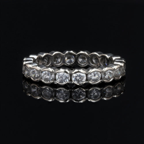 Bague 53 Alliance en diamants tour complet 58 Facettes 22-459