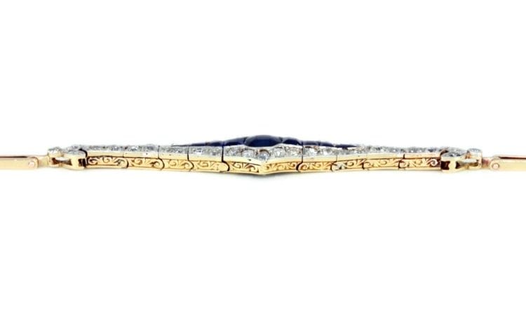 Bracelet Bracelet, diamants, saphir 58 Facettes 12247-0029