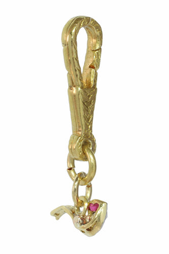 Pendentif Délice déco : un savoir-faire exquis dans un charme de pipe à fumer 58 Facettes 24030-0369