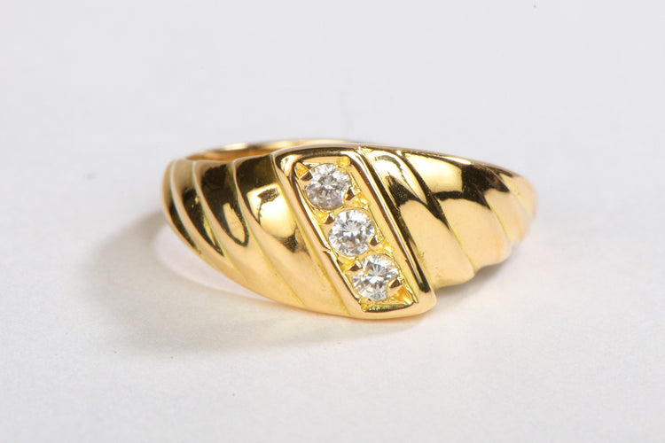 Bague 51 Bague Or jaune Diamant 58 Facettes 00329CN