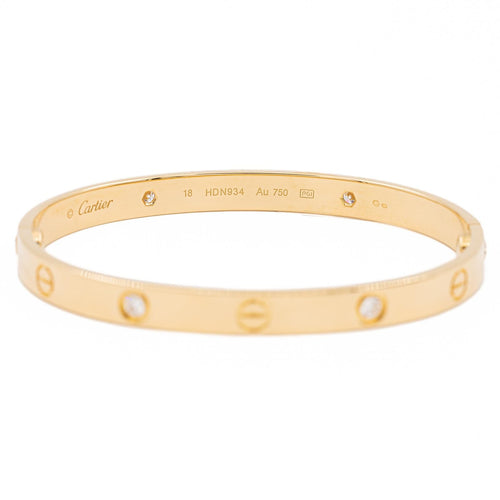 Bracelet Cartier Bracelet Jonc Love Or jaune Diamant 58 Facettes 2470645CN