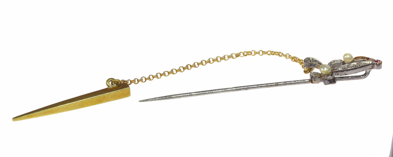 Broche Broche antique, diamants 58 Facettes 22274-0133