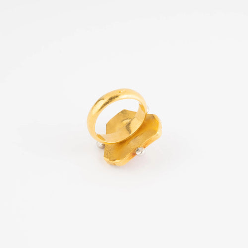 Bague Bague Opale de feu 58 Facettes 1