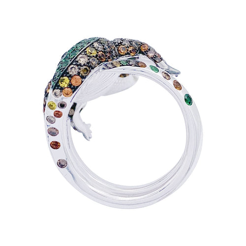 Bague 53 Boucheron - bague or blanc, diamants 58 Facettes 32541