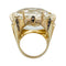 Bague 50 Bague H.Stern, "Moon Light", or naturel, diamants, cristal de roche. 58 Facettes 31005