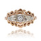 Bague 55 Bague ajourée diamant vintage 58 Facettes 18-323A