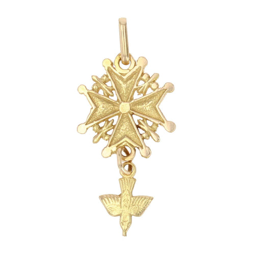 Pendentif Pendentif Saint-Esprit or jaune 58 Facettes CVP25