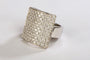 Bague 56 Bague Or blanc Diamant 58 Facettes 06118CD