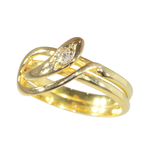 Bague 54 Bague serpent années 1900 58 Facettes 23167-0367