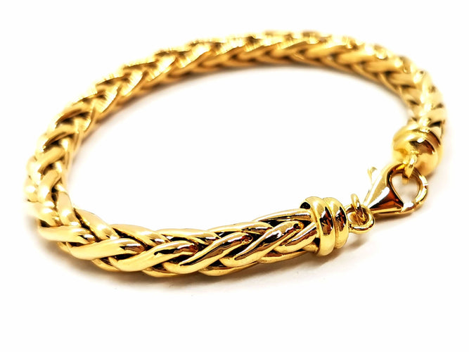 Bracelet Bracelet Maille palmier Or jaune 58 Facettes 1523669CN