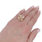 Bague 51 Bague Fred, "Trèfle", or jaune, diamants. 58 Facettes 32165
