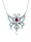 Collier Pendentif Négligé Belle Epoque or, platine, rubis et diamants 58 Facettes