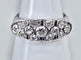 Bague 56 Bague en platine pavée de diamants. Epoque Art Deco. 58 Facettes AB265