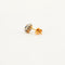 Boucles d'oreilles Boucles d'oreilles saphirs diamants forme marguerite 58 Facettes