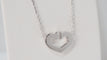 Collier Collier Cartier Symboles cœur en or blanc 58 Facettes