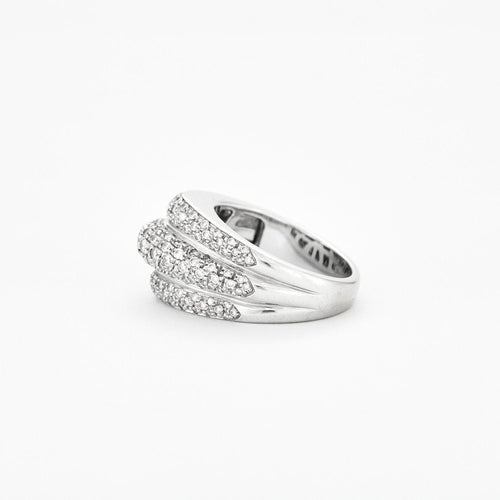 Bague 57 Bague Dôme Diamants 58 Facettes B907