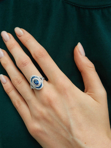 Bague Bague Saphirs et Diamants 58 Facettes ESORMI61