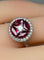 Bague Bague en Or jaune, Rubis navettes & diamants 58 Facettes