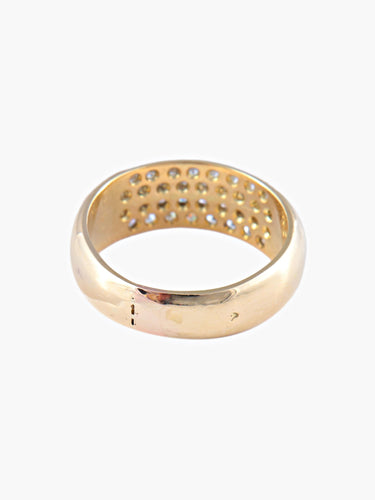 Bague 61 Bague Jonc Diamants 58 Facettes