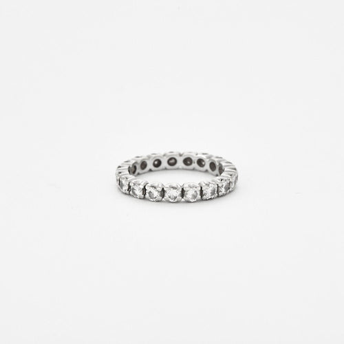 Bague 52.5 Alliance américaine Diamants 1.52ct 58 Facettes 230429