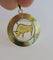 Pendentif Pendentif médaille vintage Zodiaque Taureau or 58 Facettes