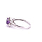 Bague 52 Bague Mauboussin "Desirez Amour" or blanc, améthyste et diamants 58 Facettes