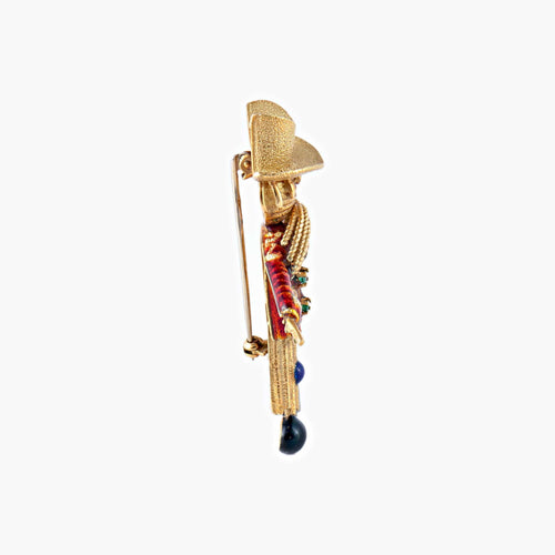 Broche Broche Epouvantail 58 Facettes