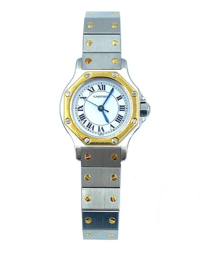 Montre CARTIER. Montre Santos dame automatique 58 Facettes