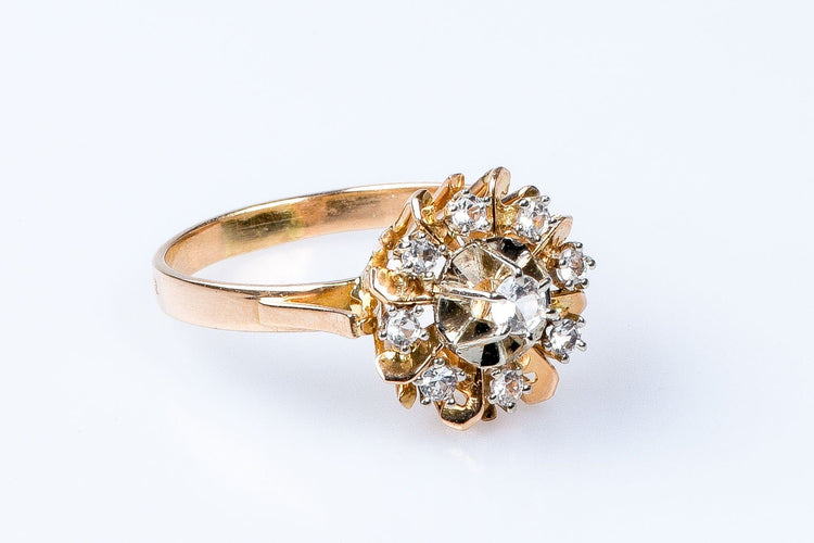 Bague Bague en or jaune 58 Facettes BG335522-55