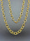 Collier Collier maille forçat antillaise or jaune 58 Facettes